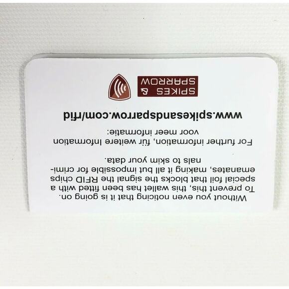 Spikes & Sparrow Gray Leather Avery Accordion Zip Wallet RFID Protected New - Picture 9 of 11